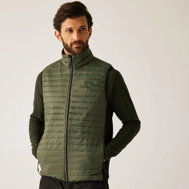 Image of Regatta Regatta Men Andreson Hybrid Bodywarmer in Green Size: Medium Green M Male 5063516154884