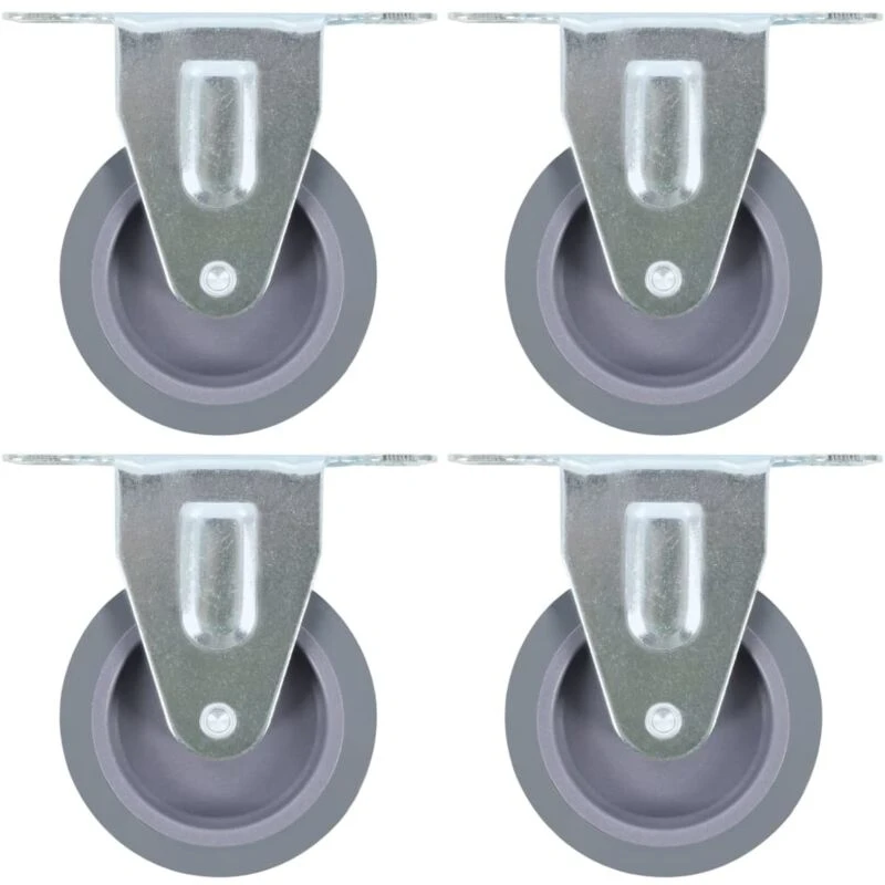 Image of VIDAXL Fixed Casters 4 pcs 75mm vidaXL 8718475720126
