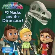 Image of pj masks and the dinosaur