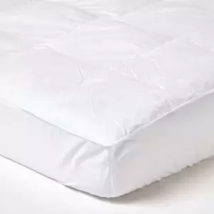 Image of HOMESCAPES Duck Feather and Down Single Mattress Topper