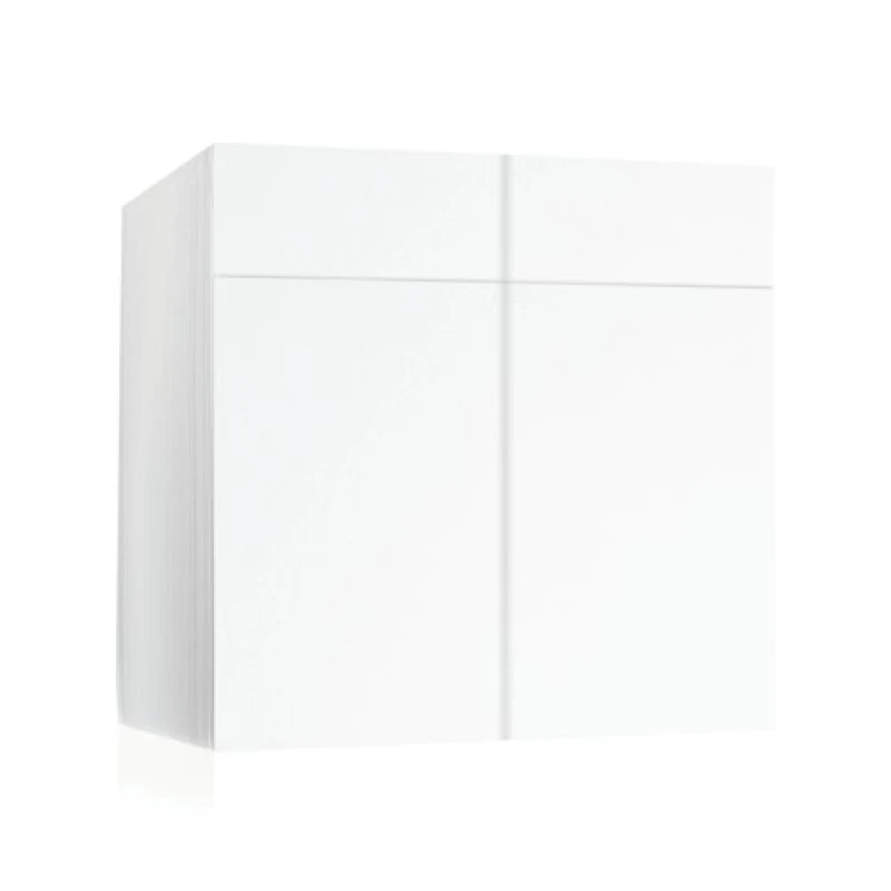 Image of Poppies Pop In 8 Fold 40cm White (500 Pack) POPIN4048WH