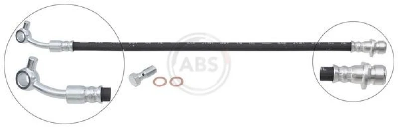 Image of A.B.S. Brake hose A.B.S. SL 1053