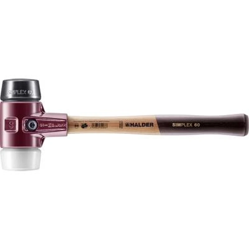 Image of Halder Halder SIMPLEX 3027.060 Soft-face hammer Ergonomic handle, Semihard 1510g 405mm 3027.060