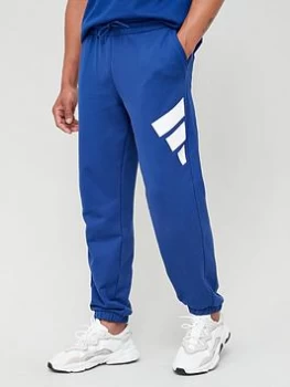 Image of adidas Future Icon 3 Bar Pants - Blue Size L, Men