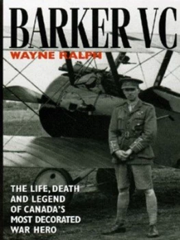 Image of Barker Vc by Wayne Ralph Hardback