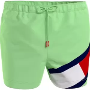 Image of Tommy Bodywear Flag Swimshorts - Green