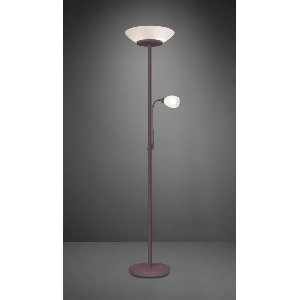 Image of Gerry Modern 2 Light Mother & Child Lamp Rusty