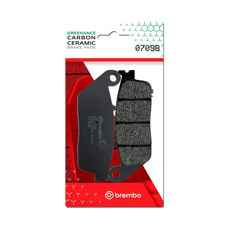 Image of BREMBO Brake pad set BREMBO 07098