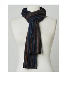 image of Joe Browns Joe Browns Milan Multi Stripe Scarf, Multi, Men