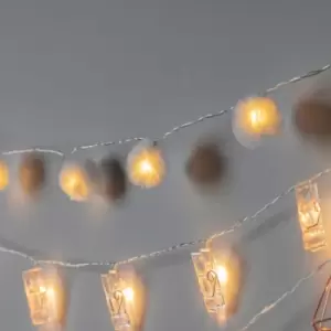 Image of Crossland Grove Juba 10 LED String w/ White Pompoms L1800mm