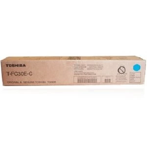 image of Toshiba T-FC30EC Cyan Laser Toner Ink Cartridge