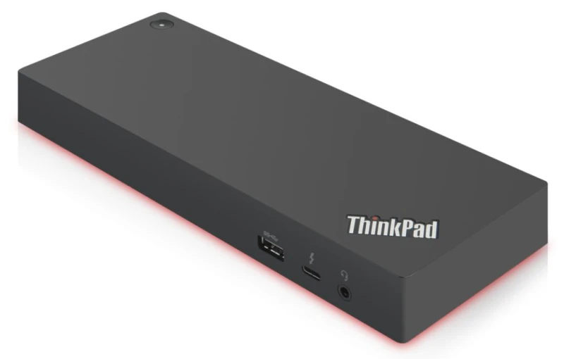Image of Lenovo 03X7538 laptop dock/port replicator Wired Thunderbolt 3 Black