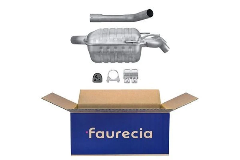 Image of HELLA Rear silencer HELLA 8LD 366 033-301