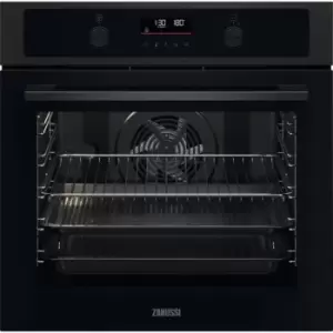 image of Zanussi ZOPNA7KN Built In Electric Single Oven - Black - A+ Rated