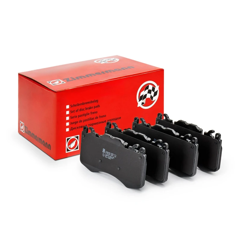 Image of ZIMMERMANN 24659.170.1 Brake pad set Front Axle, prepared for wear warning indicator, Photo corresponds to scope of supply Brake Pad Set,disc brake (