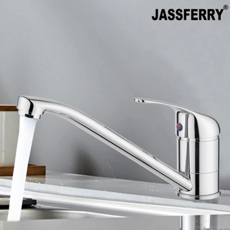 Image of JASSFERRY Caravan Kitchen Sink Mixer Tap 1 Top Lever Silver