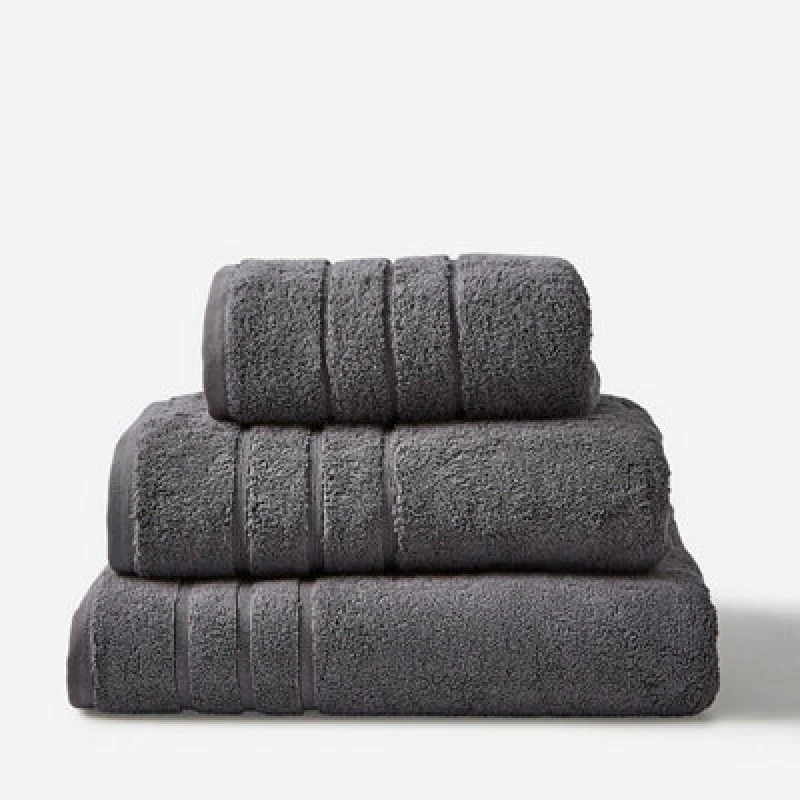 Image of Allure Bath Fashions Hotel Luxury Heavweight Hand Towel - Charcoal Grey