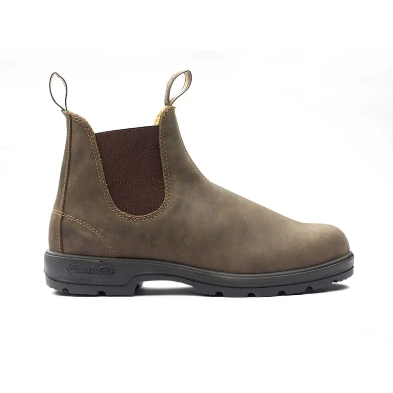 Image of Blundstone Mens 585 Classic Rustic Brown Leather Chelsea Boots - UK 10 Brown Unisex TA0053BN10