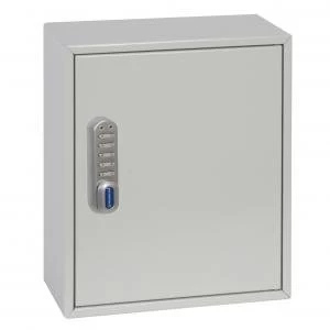 image of Phoenix Deep Plus & Padlock Key Cabinet KC0501E 24 Hook with