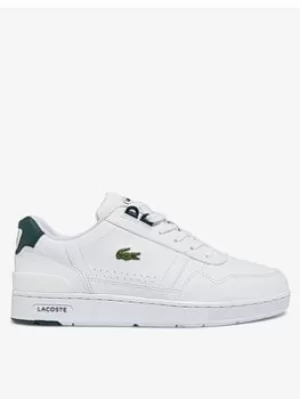 Image of Lacoste T-CLIP 0121 1 SUJ WHT/DK GRN, White/Green, Size 3 Older