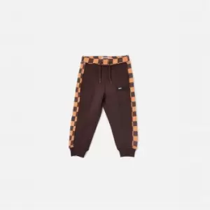 image of Missguided Kids Checkerboard Jogger - Orange