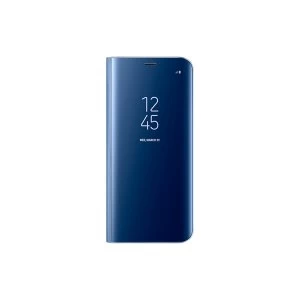 Image of Samsung EF-ZG950CLEGWW Galaxy S8 Clear View Standing Cover in Blue