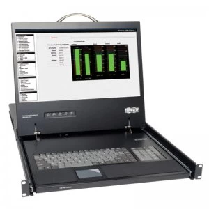 image of Tripp Lite 1U Rackmount Console with 19" LCD Short Depth