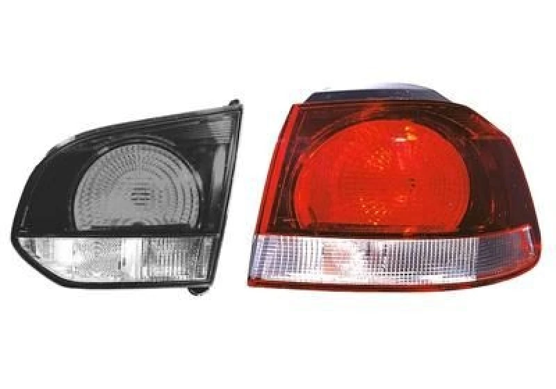 Image of VAN WEZEL 5869932 Rear light Outer section, without bulb holder, Right, Housing with Black interior Combination Rearlight (391)