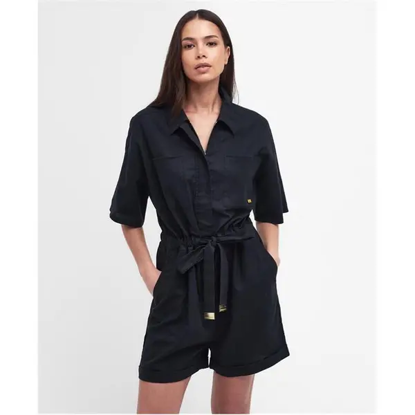 image of Barbour International Rosell Playsuit - Black 12