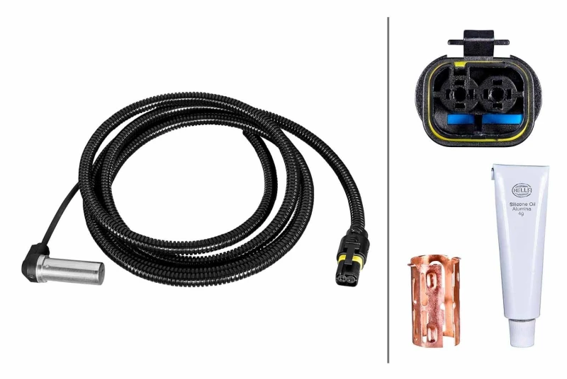 Image of HELLA ABS sensor HELLA 6PU 230 052-161