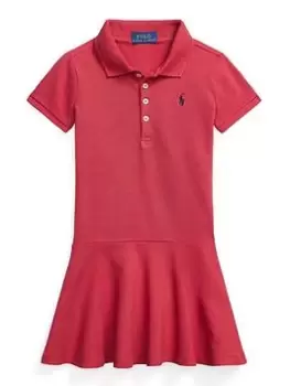 Image of Ralph Lauren Girls Polo Shirt Dress - Red, Size 16 Years=Xl, Women