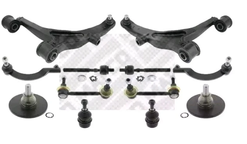 Image of MAPCO 53166 Link Set, wheel suspension with coupling rod, Lower Cast Steel Link Set,wheel suspension (2905)
