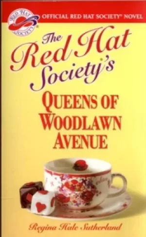 Image of The Red Hat Societys Queens of Woodlawn Avenue by Regina Hale Sutherland
