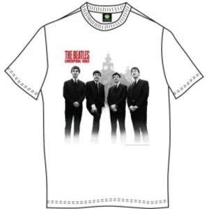 Image of The Beatles The Beatles In Liverpool Mens Wht TS: XXL