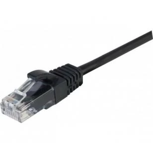 Image of Patch U Utp Cat.5e Snagless Black 20m