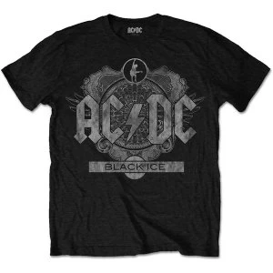 Image of AC/DC - Black Ice Unisex Large T-Shirt - Black