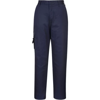 image of Portwest - C099 - Navy Sz M Regular Ladies Combat Trousers Work Wear