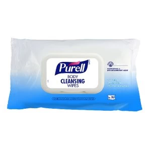 image of Purell Body Cleansing Wipes Pack of 70 94004 12 EEU