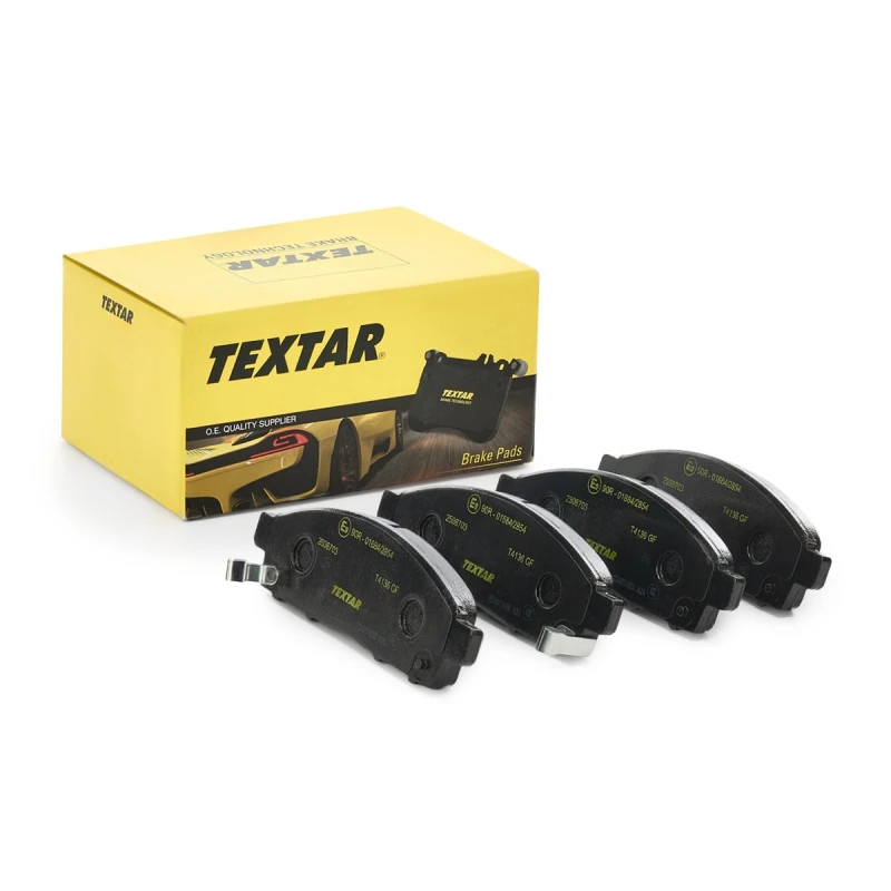Image of TEXTAR 2508703 Brake pad set with acoustic wear warning, with accessories Brake Pad Set,disc brake (402)