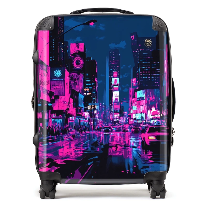 Image of Designer Luggage Dante Mercer: 00003 Suitcase in Pink Size: Large Pink Unisex Large