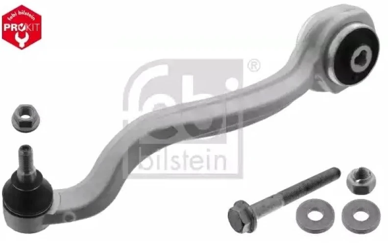 Image of FEBI BILSTEIN 47732 Suspension arm Control Arm, Aluminium, OE Turbo NEW, Front, with bolts/screws, with nuts Aluminium Track Control Arm (273)