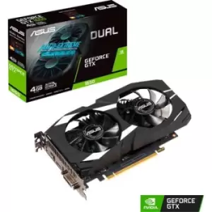 Image of Asus GPU Nvidia GeForce GTX1650 Dual 4GB GDDR5 RAM PCIe HDMI , DisplayPort, DVI