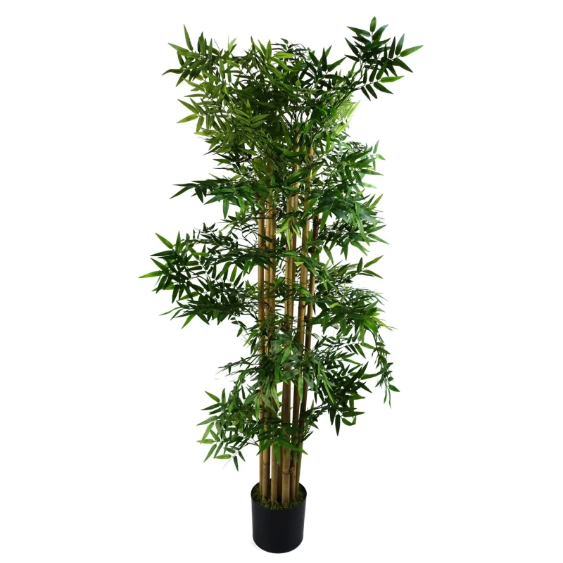 Image of Leaf 150cm Artificial Oriental Bamboo Plant Green
