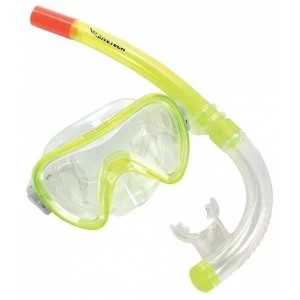 Image of Divetech Atlantis Youths Mask & Snorkel Yellow
