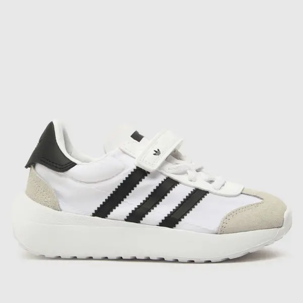 Image of adidas white & Black country xlg Toddler trainers White & Black UK 5 (EU 21)