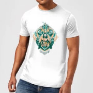 image of Aquaman Seven Kingdoms Mens T-Shirt - White