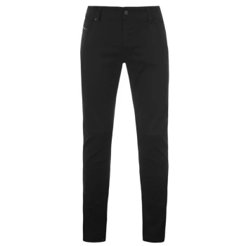 Image of Diesel Sleenker Stretch Skinny Jeans - Black