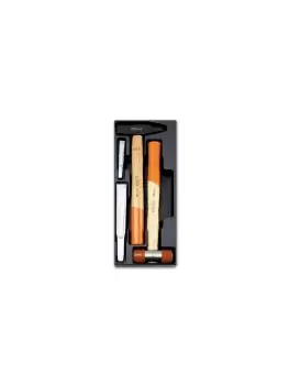 Image of Beta Tools T234 4pc Hammer & Chisel Set in Hard Tray for Roller Cabs