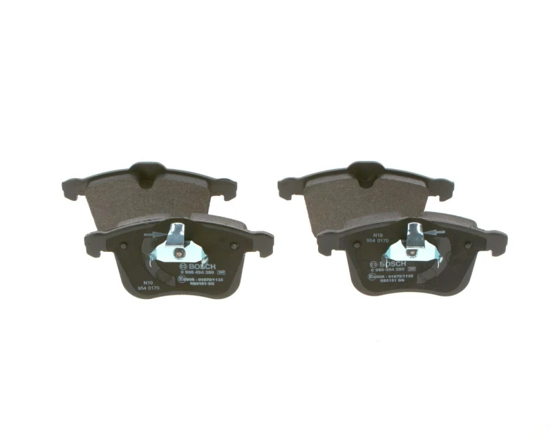 Image of Bosch 0 986 494 280 Brake pad set with anti-squeak plate Low-Metallic Brake Pad Set,disc brake (402)