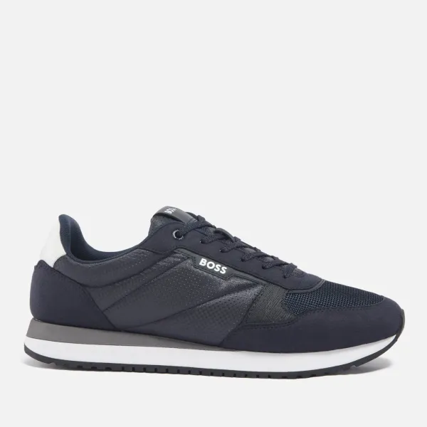 Image of BOSS Mens Kai Runn Shell and Mesh Trainers - UK 7